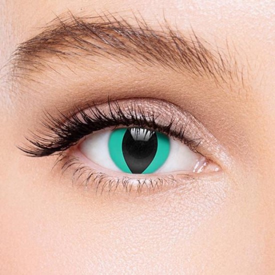 KateEye® Aqua Blue Cat'S Eye Colored Contact Lenses
