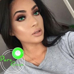 KateEye® Pure Green Naruto Colored Contact Lenses KateEye® Pure Green Naruto Colored Contact Lenses