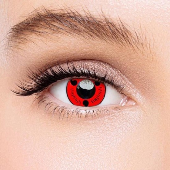 KateEye® Sharingan Magatama Naruto Colored Contact Lenses