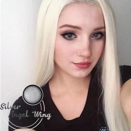 KateEye® Silver Angel Wing Colored Contact Lenses