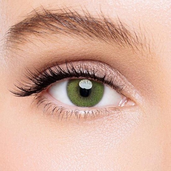 KateEye® Super Natural Yellow-Green Colored Contact Lenses