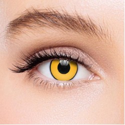 KateEye® Yellow Mad Hatter Colored Contact Lenses